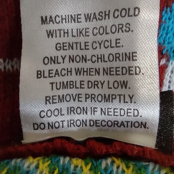 STRANGER THINGS NETFLIX UGLY RED CHRISTMAS SWEATER STRING OF LIGHT GONE SIZE XL - Picture 7 of 9